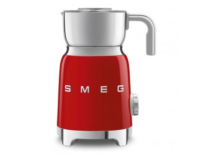 Napěňovač mléka Smeg 50's style MFF01RDEU / 500 W / 0,6 l / lesklá červená