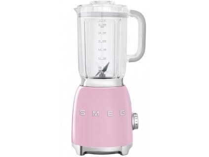 Stolní mixér Smeg 50's style BLF01PKEU / 800 W / 1,5 l / pastelově růžová