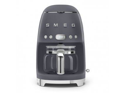 Kávovar na překapávanou kávu Smeg 50's style DCF02GREU / 1050 W / 1,4 l / šedá