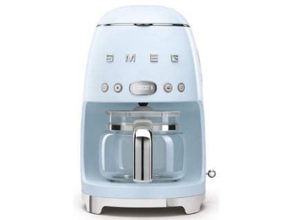 Kávovar na překapávanou kávu Smeg 50's style DCF02PBEU / 1050 W / 1,4 l / pastelově modrá