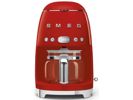 Kávovar na překapávanou kávu Smeg 50's style DCF02RDEU / 1050 W / 1,4 l / červená