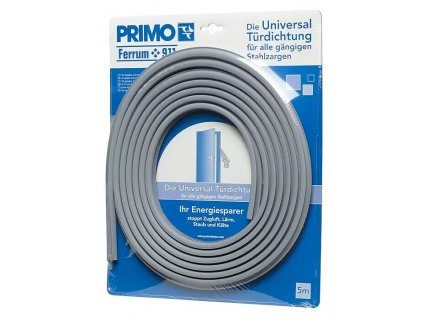 Těsnění dveří Primo Ferrum 911 / šířka drážky 9-11 mm / 5 m / TPE / šedá