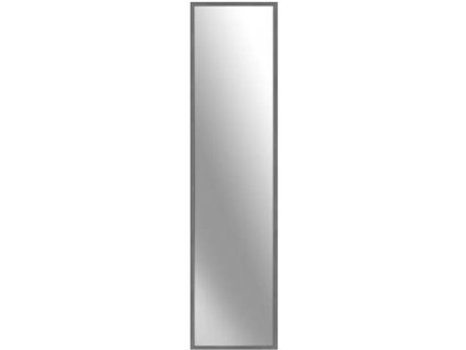 Zrcadlo Kerio / 30 x 120 cm / dřevo / sklo / antracit
