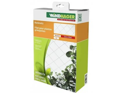 Síť na popínavé rostliny Windhager / 10 x 2 m / velikost oka 5 x 5 cm / plast
