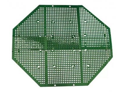Ochranná mřížka proti hlodavcům / příslušenství ke kompostérům Juwel / 82 x 82 cm / zelená
