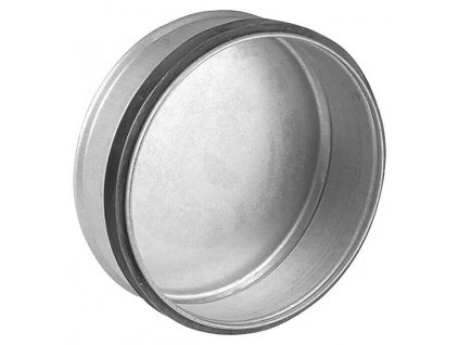 Koncovka spirálové trubky Air-Circle / Ø 100 mm / ocel / odolnost do 100 °C / stříbrná