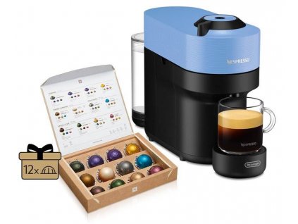 Kapslový kávovar Espresso De'Longhi Nespresso Vertuo Pop ENV90.A / 0,56 l / 1260 W / modrá/černá