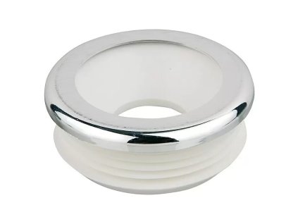 Vsuvka pro splachovací nádržky WC / DN 32 / guma/plast / chrom