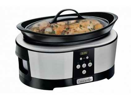 Pomalý hrnec CrockPot SCCPBPP605 / 250 W / 5,7 l / černá/nerez