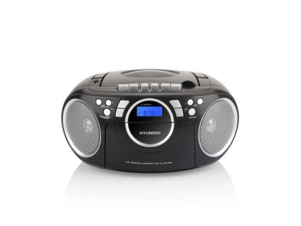 Radiomagnetofon s CD Hyundai TRC 788 AU3BS / černá / stříbrná