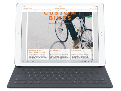 Pouzdro na tablet s klávesnicí Apple Smart iPad Pro 12.9" US - černé