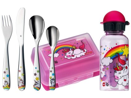 6-dílná sada dětského jídelního setu s jednorožcem WMF Unicorn