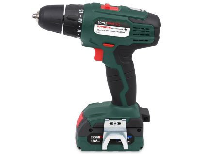 Aku vrtačka POWXQ5235 POWERPLUS / Šroubovák 18V LI-ION