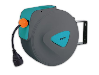 DMS Germany KT15B prodlužovací kabel s automatickým navijákem - 15 m zelená
