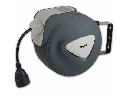 DMS Germany KT20G prodlužovací kabel s automatickým navijákem - 20 m šedá