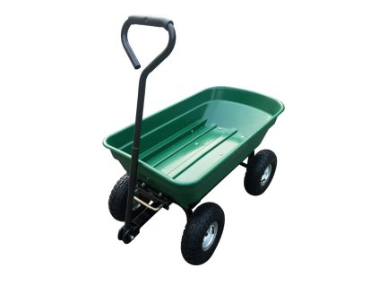 Herzberg HG802850 Zahradní vozík sklápěcí/ univerzální vozík s kapacitou 50 l