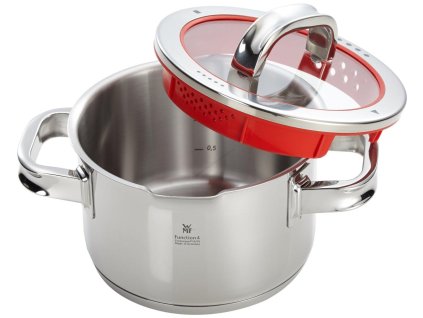 Nerezový hrnec s poklicí ve 4 polohách WMF Function 4 o průměru 20 cm