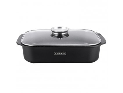 Pekáč ROYALTY LINE RL-ACR34M s mramorovým povrchem a aroma poklicí - 34 cm