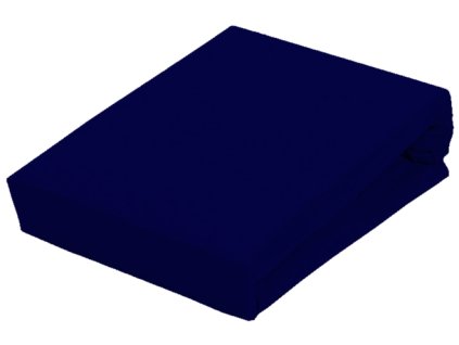 EmaHome - Prostěradlo Piruu Jersey 180x200 cm - Námořnická modř 312