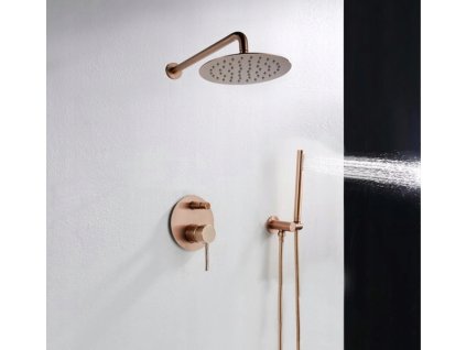 Sprchová souprava podomítková LUNGO - Rose Gold