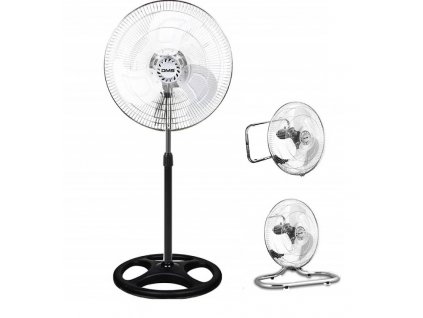 Stojanový ventilátor MSV-3.1 DMS Germany 3v1 / kovový / O 45 cm / 3 rychlosti