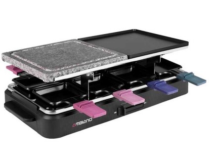 Elektrický raclette gril Studio 92763 - 1400 W / kamenná polovina