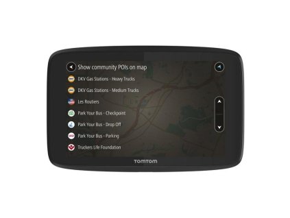 Navigační systém GPS Tomtom GO Professional 6200 EU - černá