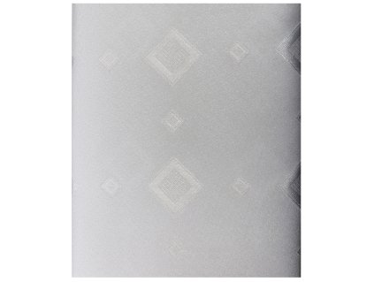 EmaHome - Ubrus s ochranou proti skvrnám 130x160 cm / bílá se vzorem