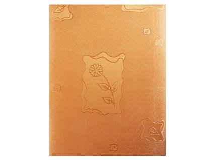 EmaHome - Ubrus s ochranou proti skvrnám 130x160 cm / broskvová se vzorem