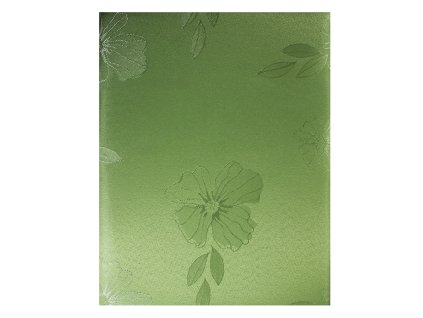 EmaHome - Ubrus s ochranou proti skvrnám 130x160 cm / zelená se vzorem