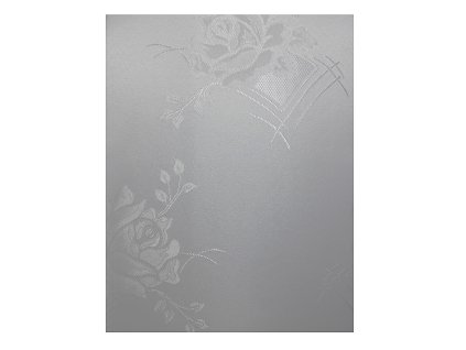 EmaHome - Ubrus s ochranou proti skvrnám 140x220 cm / bílá se vzorem