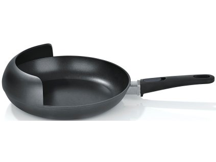 Pánev EasyPan s reverzibilní ochranou / kovaný hliník / 24 cm / černá