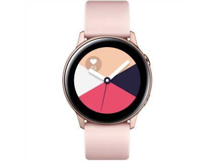 Chytré hodinky Samsung Galaxy Watch Active / růžová/zlatá