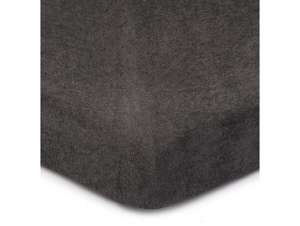 EmaHome - Froté Piruu prostěradlo 140x200 cm tmavě šedá 301