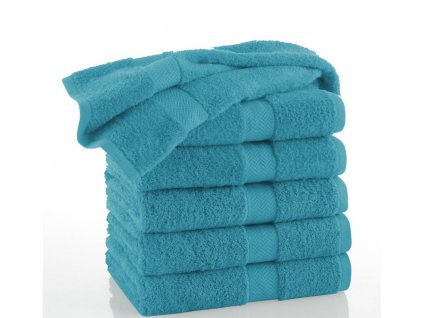 Měkký froté ručník Piruu 30x50 cm, 500 g/m2 - Mořská modrá