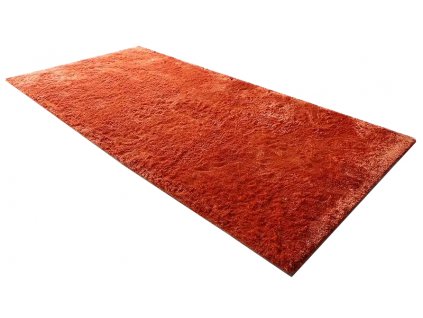 Plyšový koberec korálová 180 x 260 cm