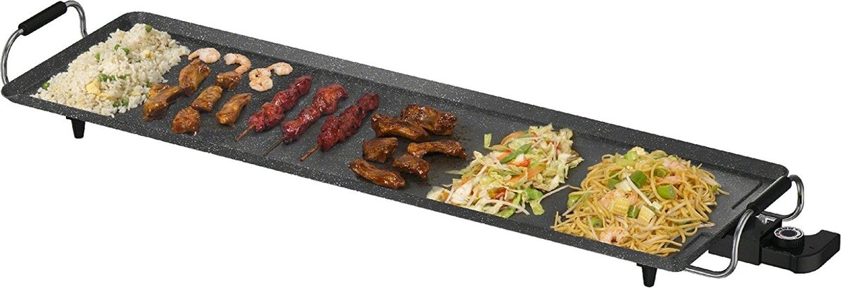 Teppanyaki gril Royalty line TP18211 / 2000 W / 90 x 23 cm / černá