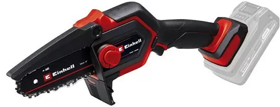 Aku prořezávací řetězová pila Einhell Power X-Change GE-PS 18/15 Li BL-Solo / BEZ AKUMULÁTORU / 18 V / 50 ml / černá/červená