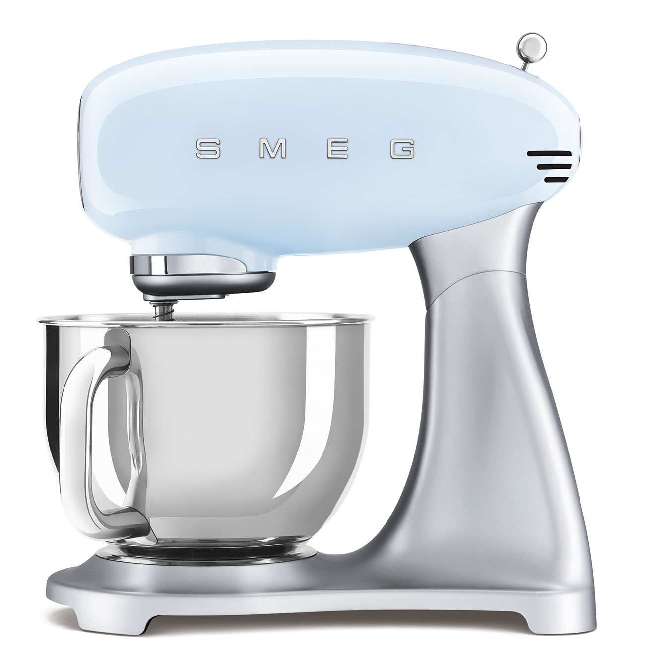 Kuchyňský robot Smeg 50's style SMF02PBEU / 800 W / 4,8 l / pastelově modrá