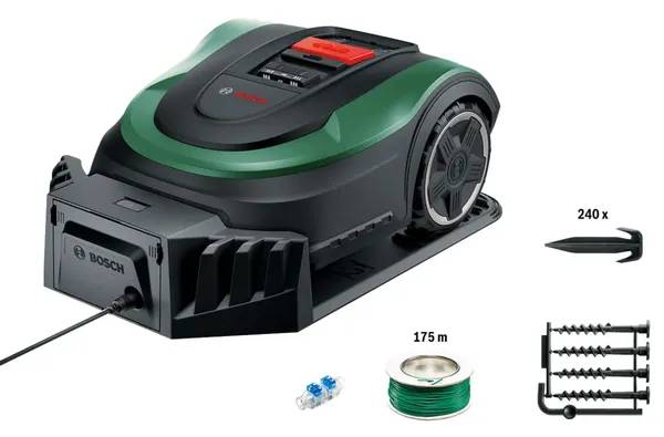 Robotická sekačka Bosch Indego M 700 / 18 V / 2,5 Ah / Li-Ion / 1 akumulátor / 16 cm / zelená/černá