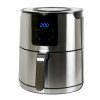 Multifunkční horkovzdušná fritéza Patricca Maxfrita / 1800 W / LED dotykový displej / 6 l / černá/stříbrná