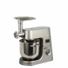 Celokovový multifunkční kuchyňský robot Patricca Premiant / 1800 W / 75 dB / 6,5 l / nerez / stříbrná