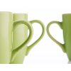 4-dílná sada kameninových hrnků United Colors of Benetton / 360 ml / zelená