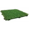 Umělá travní dlaždice klik systém 30 x 30 cm 6 ks / zelená