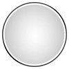 Kulaté zrcadlo s LED osvětlením DSK Design Desire / Ø 55 cm / 15 W / 220 V / IP24 / sklo / černá