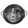 Paella pánev MasterPro BGMP-3557 / Ø 32 x 7,8 cm / 2 rukojeti / černá