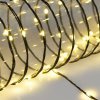Světelný LED řetěz / 1000 mikro LED / 30 m / 8 funkcí / venkovní i vnitřní / teplá bílá
