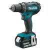 Aku vrtací šroubovák Makita DDF482RFJ / 18 V / 2 baterie / 3 Ah / 62 Nm / modrá / černá