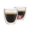 Sada 2 termoskleniček Maxxo Espresso 80 ml / sklo