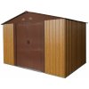 Zahradní domek BestBerg ZDB-7D / 7,2 m² / 301 x 238 x 214 cm / červené dřevo/hnědá
